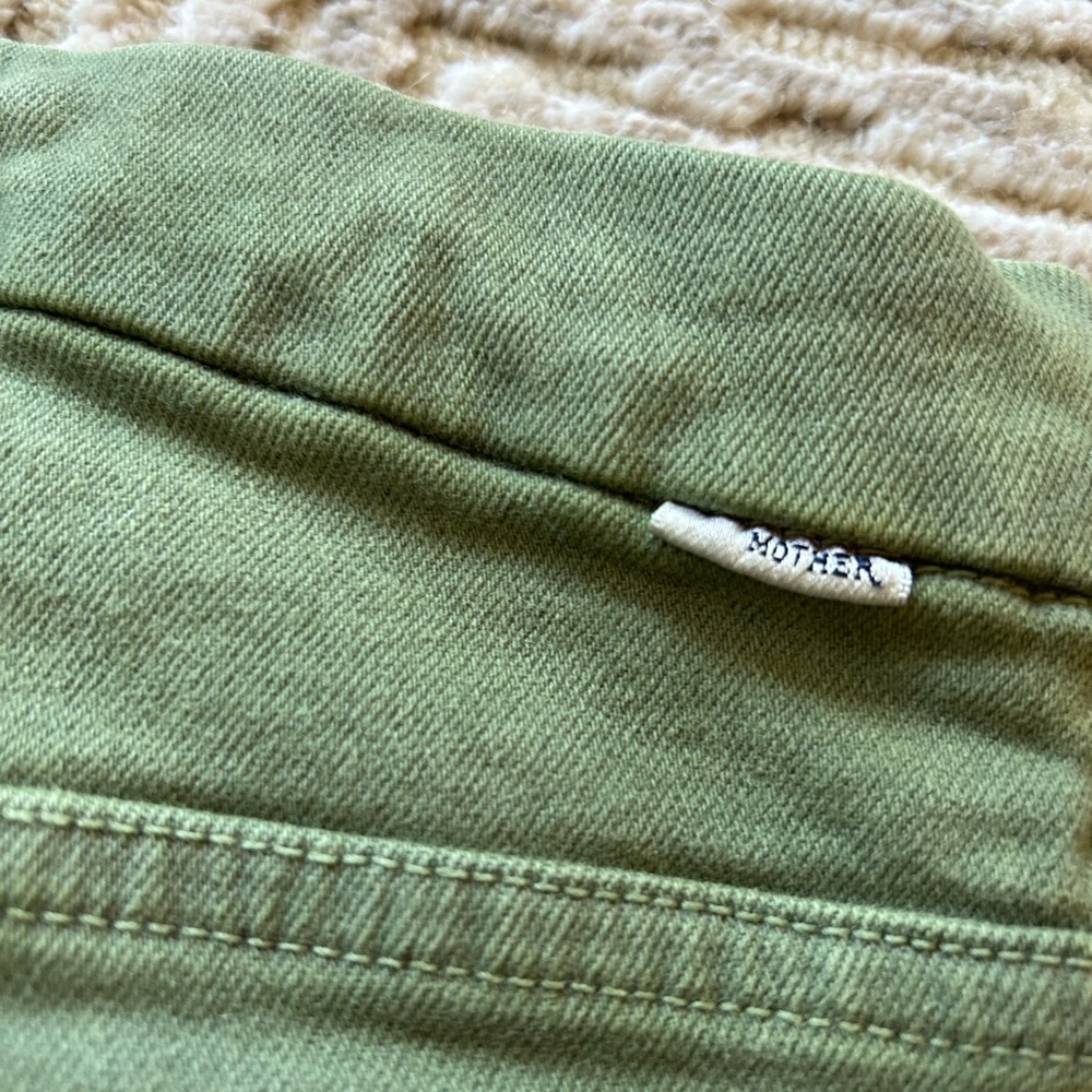Mother Dark Olive Jeans size 26